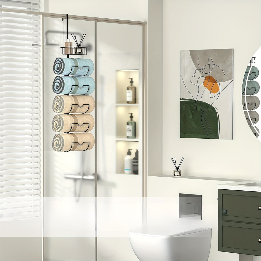 UrbanStyle | Eleganter Verstellbarer Handtuchhalter Ohne Bohren Für Badezimmer 0