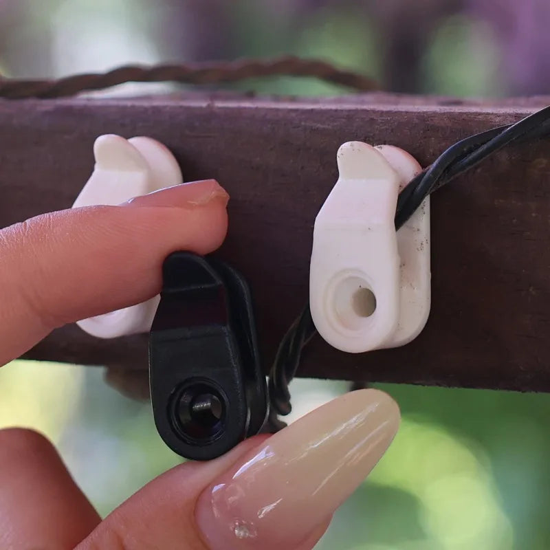 Wetterfeste Outdoor-Lichterclips – LED-Lichterhaken für Garten, Weihnachten & Party-Deko