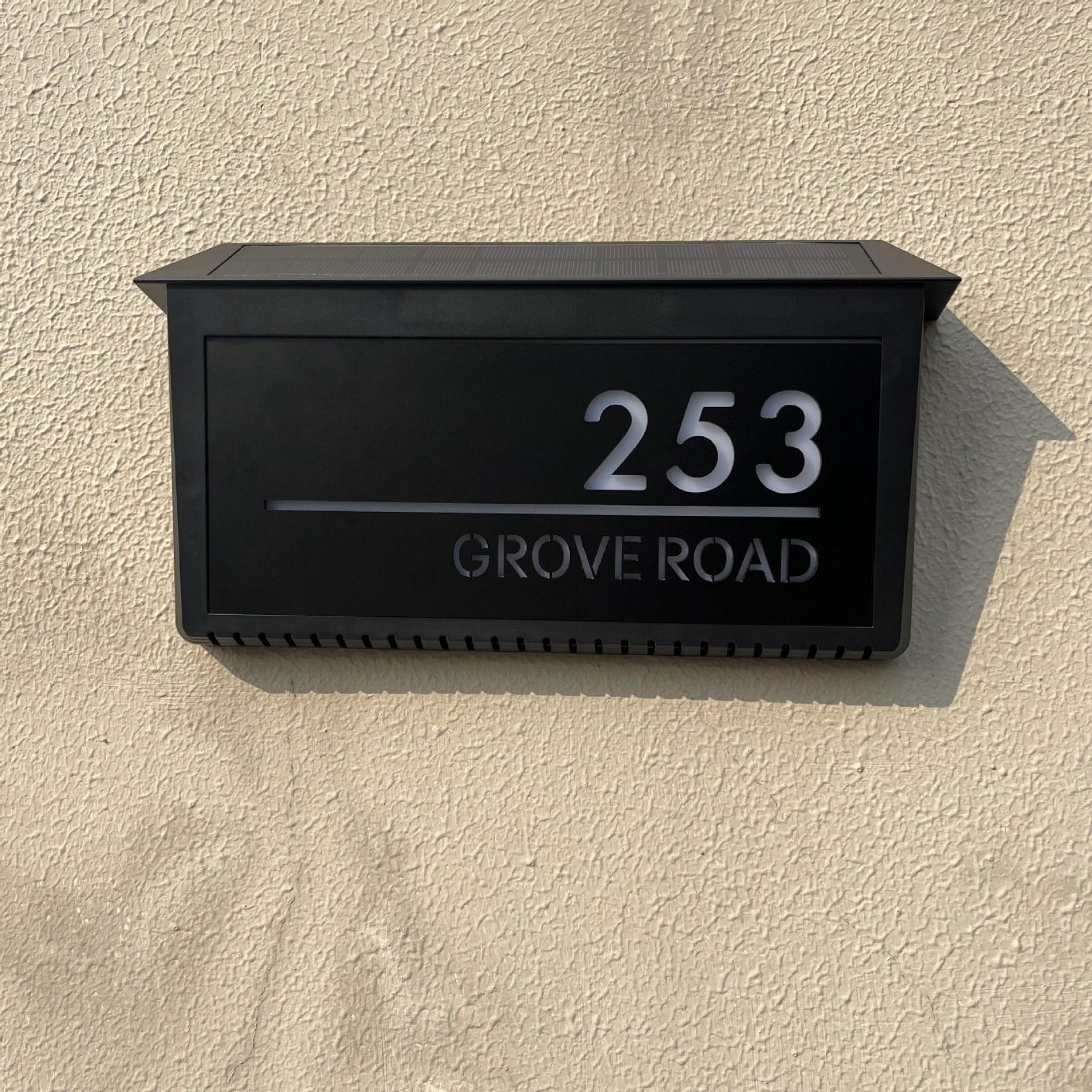 Personalizirana LED-solarna hišna številka 2.0
