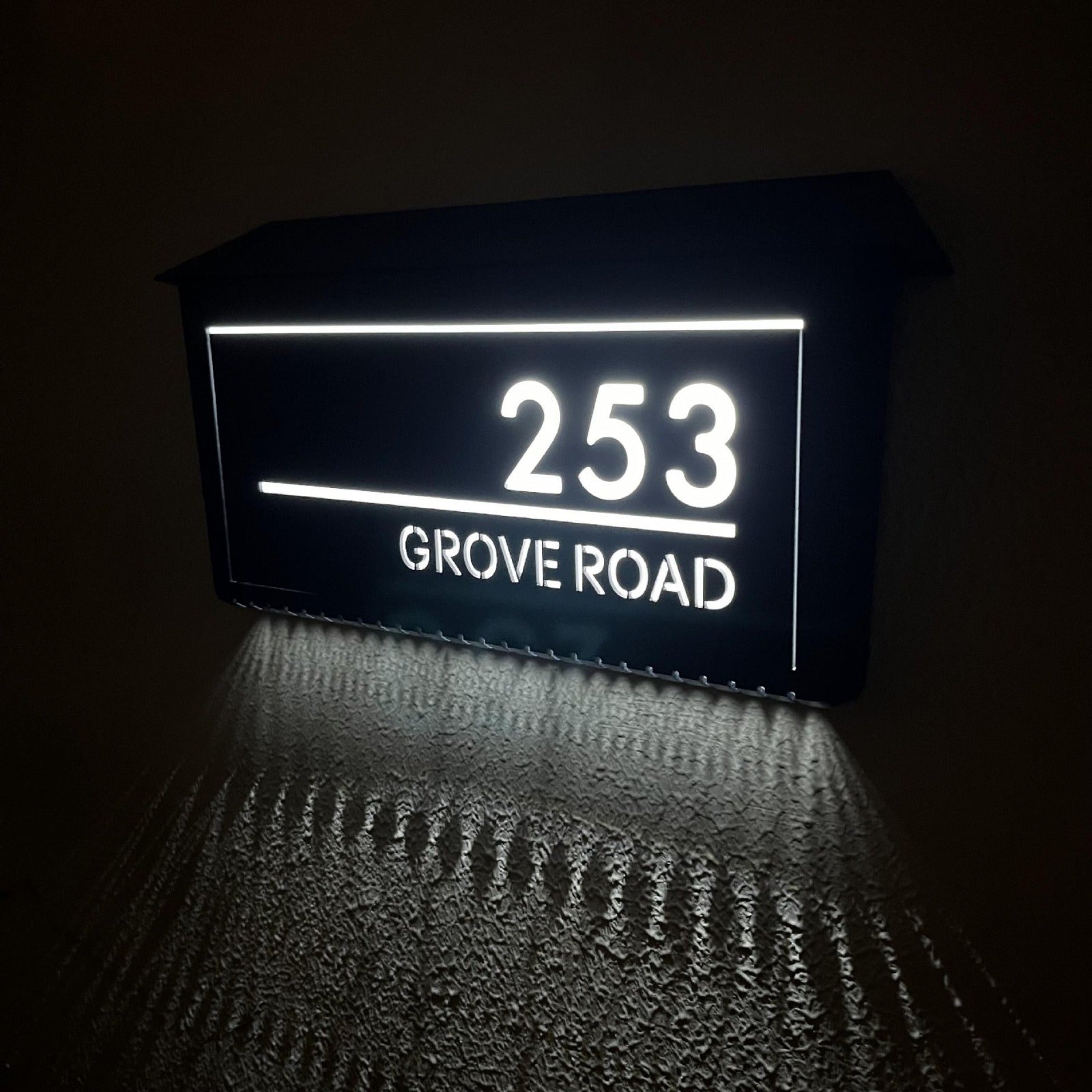Personalizirana LED-solarna hišna številka 2.0