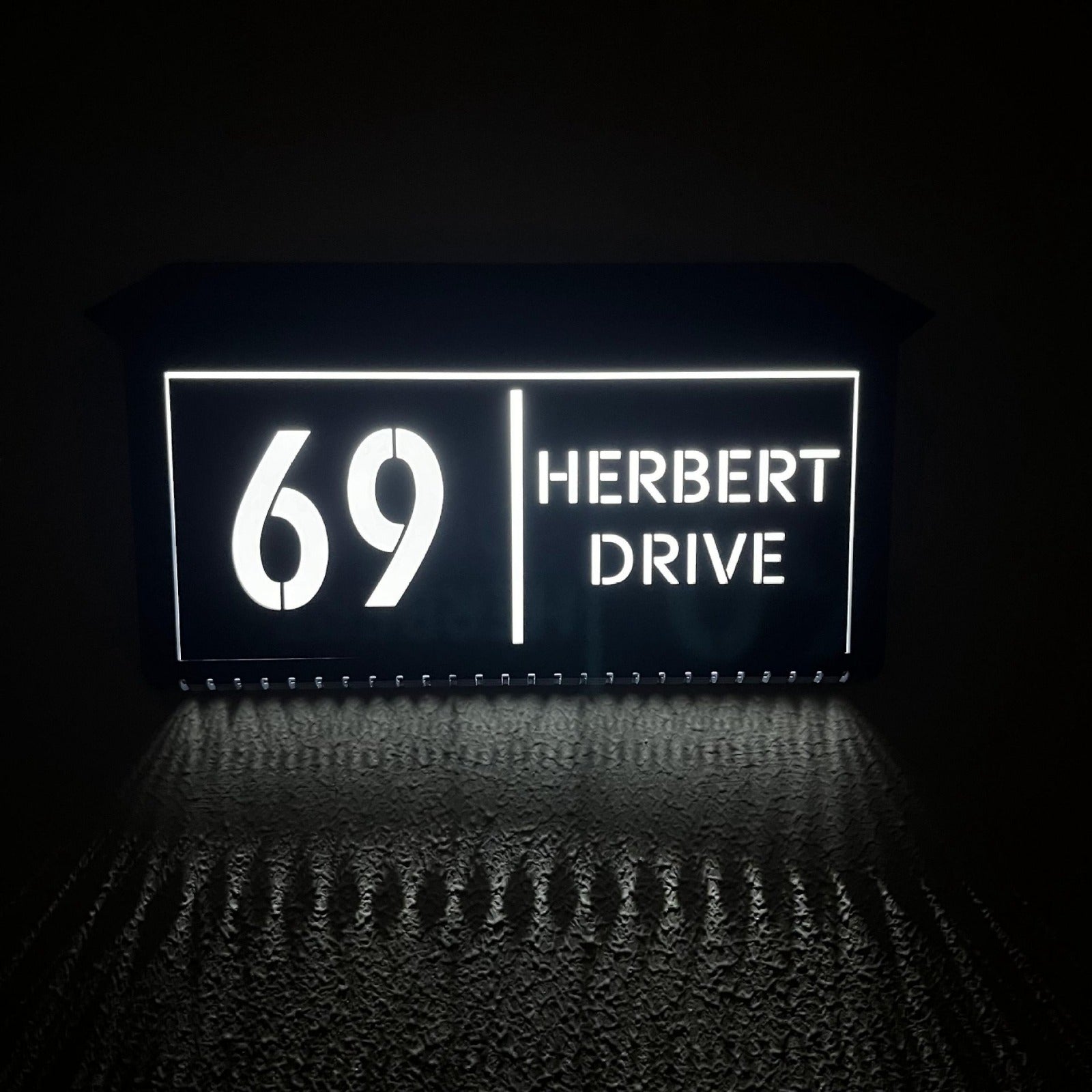 Personalizirana LED-solarna hišna številka 2.0