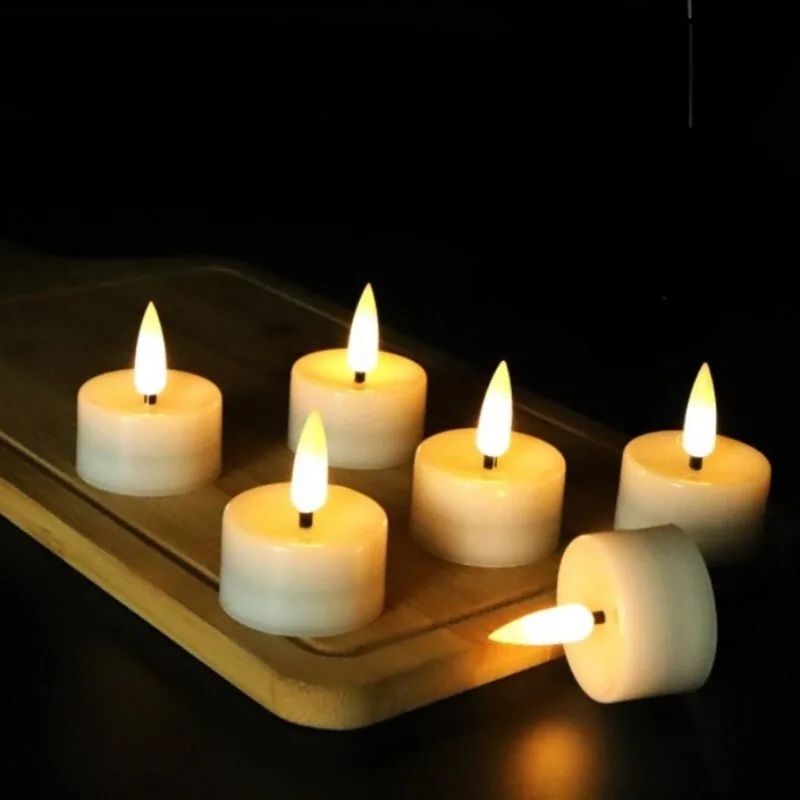 Premium Flackernde LED Teelichter (6 pcs)