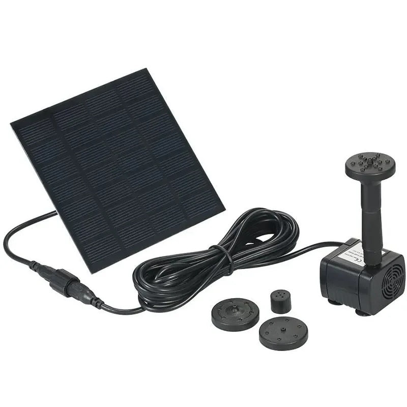 AquaBloom Solar Brunnenpumpe – Set für Garten & Teich