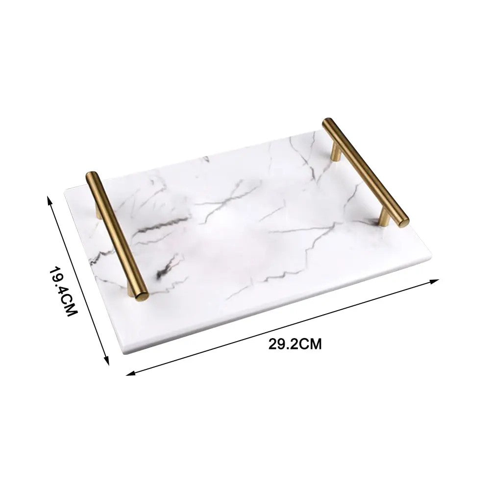 Nordic Marmor-Stil Präsentationstablett