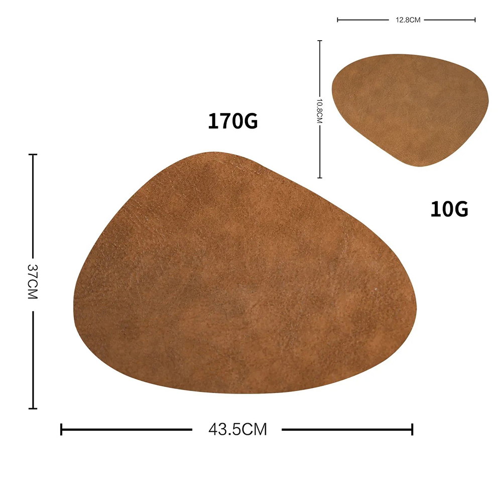 Kuhfell usnjeno mizo in podstavek