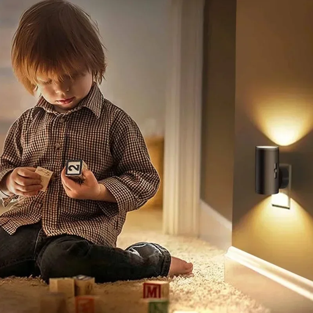 ComfortGlow – Steckdosen-Nachtlicht mit Dimmfunktion