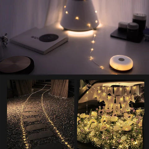 LuminTrail™ - 2-in-1 tragbare Solar-Schnurleuchte