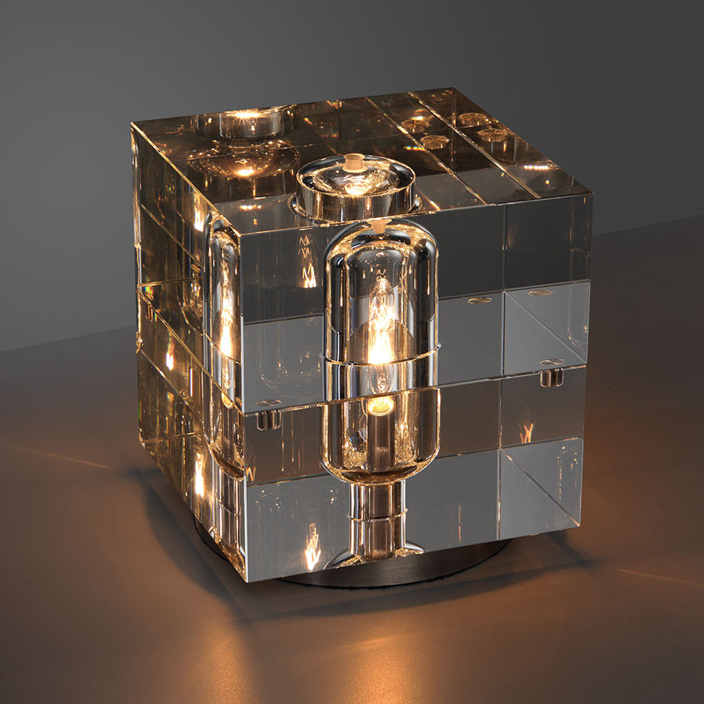 Cubelux - Nordijska LED luksuzna kristalna namizna svetilka