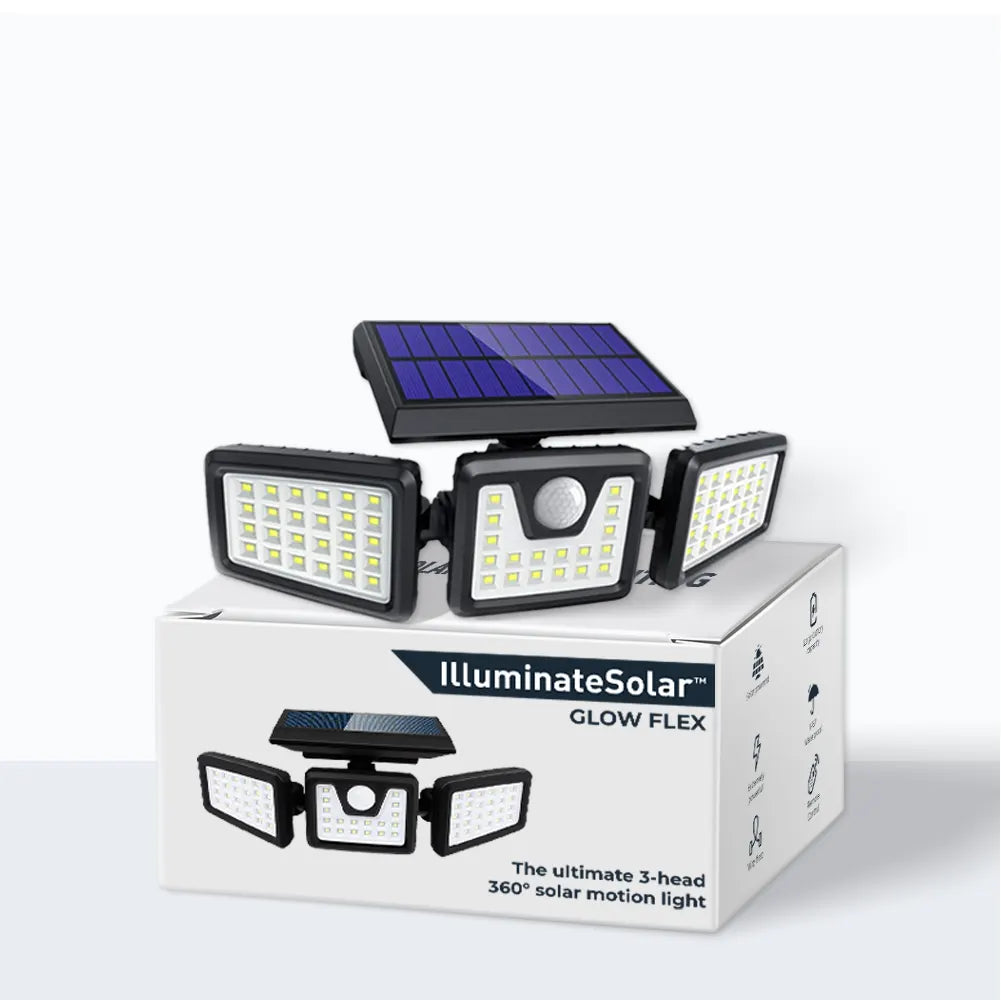 GlühenFlex™- Ultra svetla solarna senzorjska varnostna luč