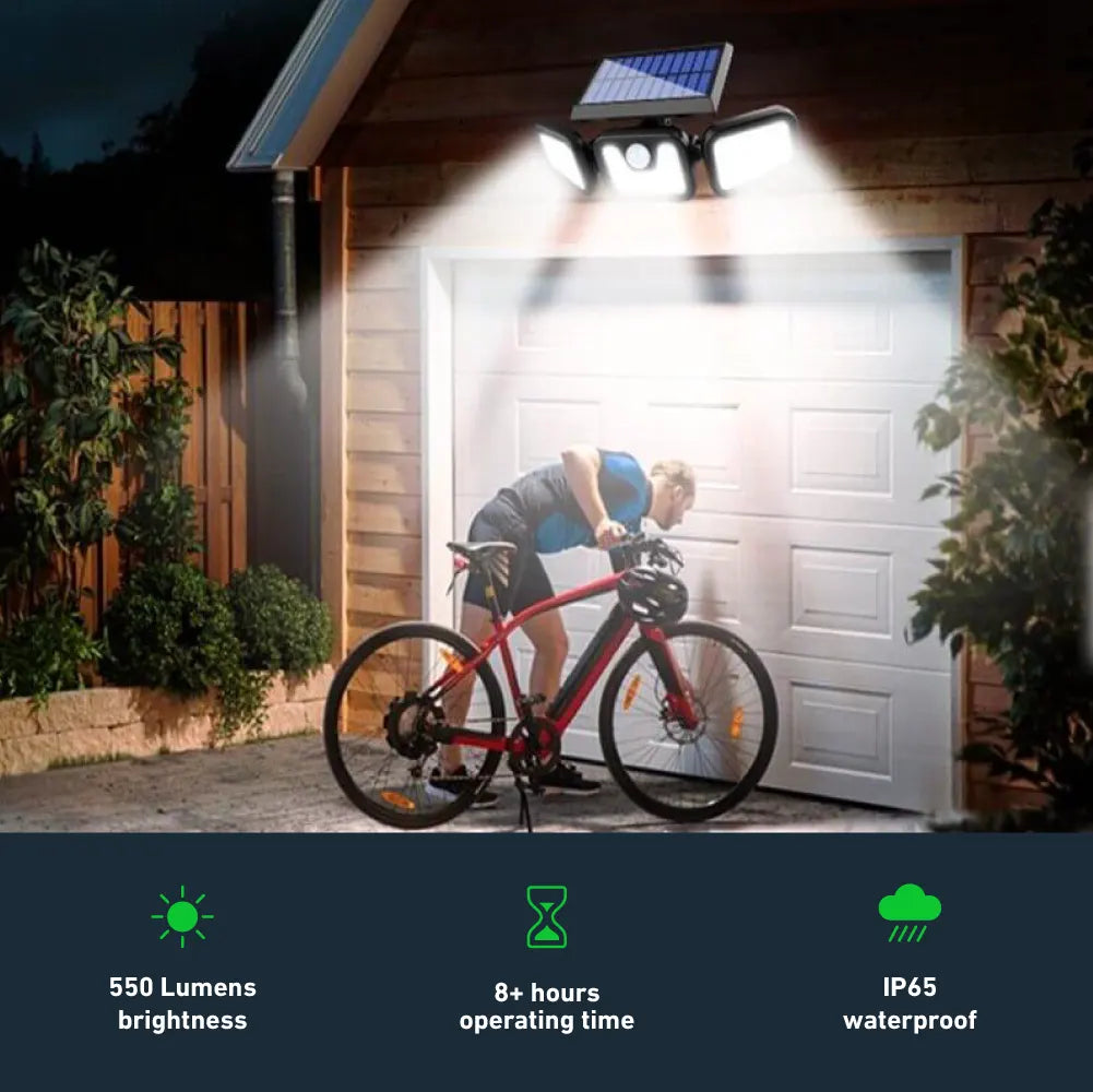 GlühenFlex™- Ultra svetla solarna senzorjska varnostna luč