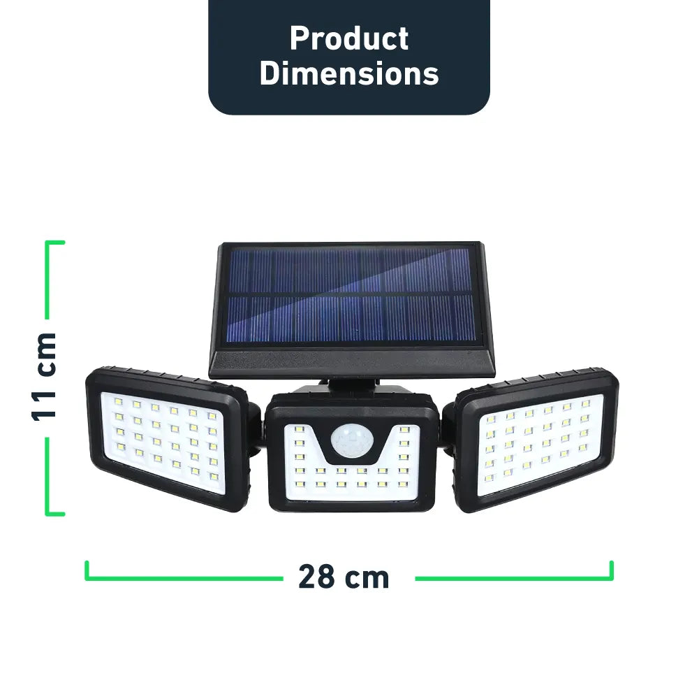 GlühenFlex™- Ultra svetla solarna senzorjska varnostna luč