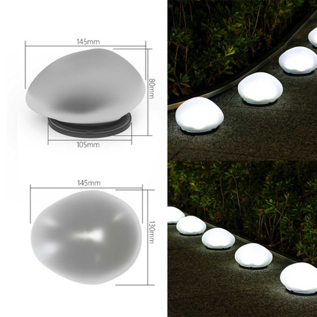 Lampa solarna GlowPebble