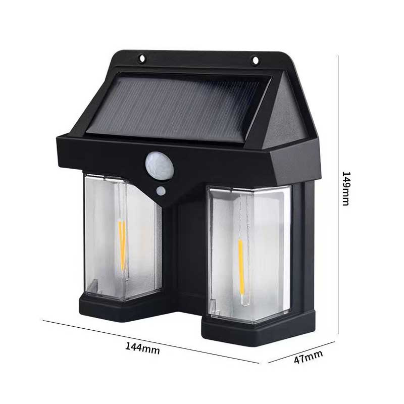 SuncrestDuo™ - IP65 Solar-Wandleuchte