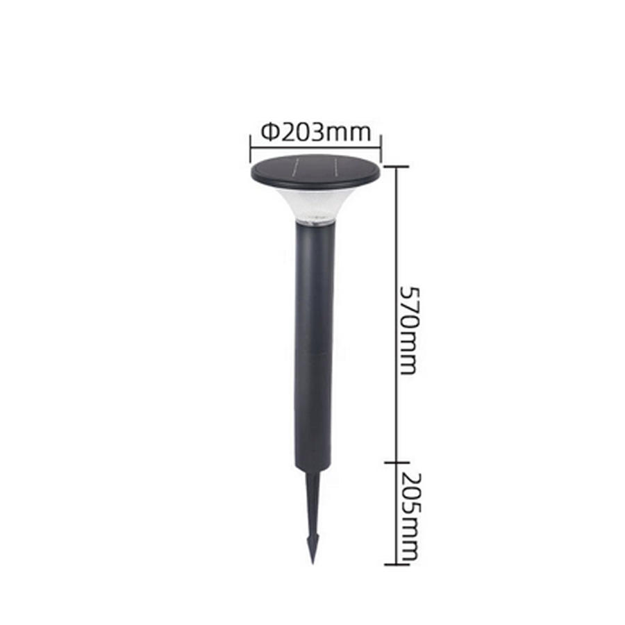 LumaBollard – Solarbetriebene Aluminium-Wegeleuchte
