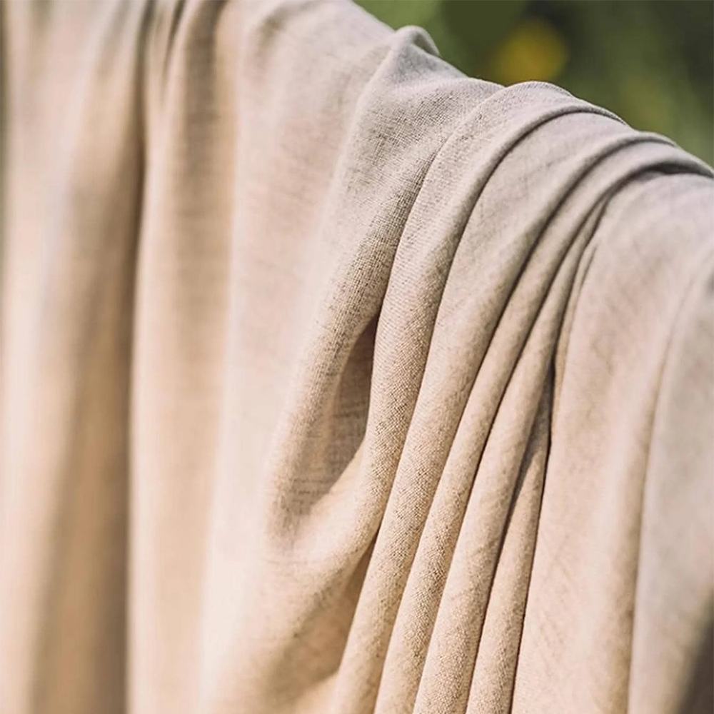 Japoński styl zasłony z bawełny i lnu