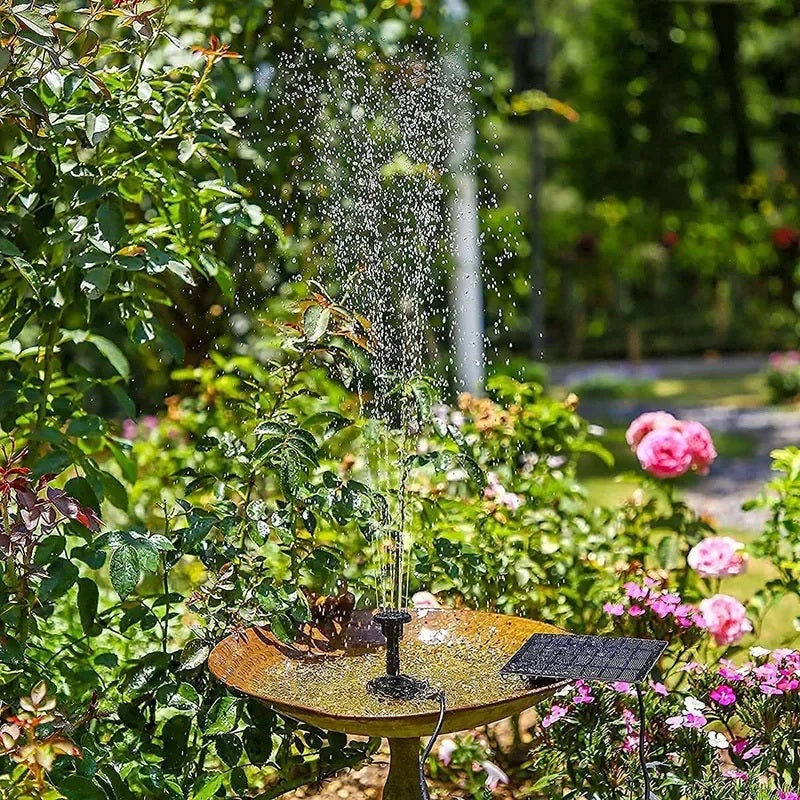 AquaBloom Solar Brunnenpumpe – Set für Garten & Teich
