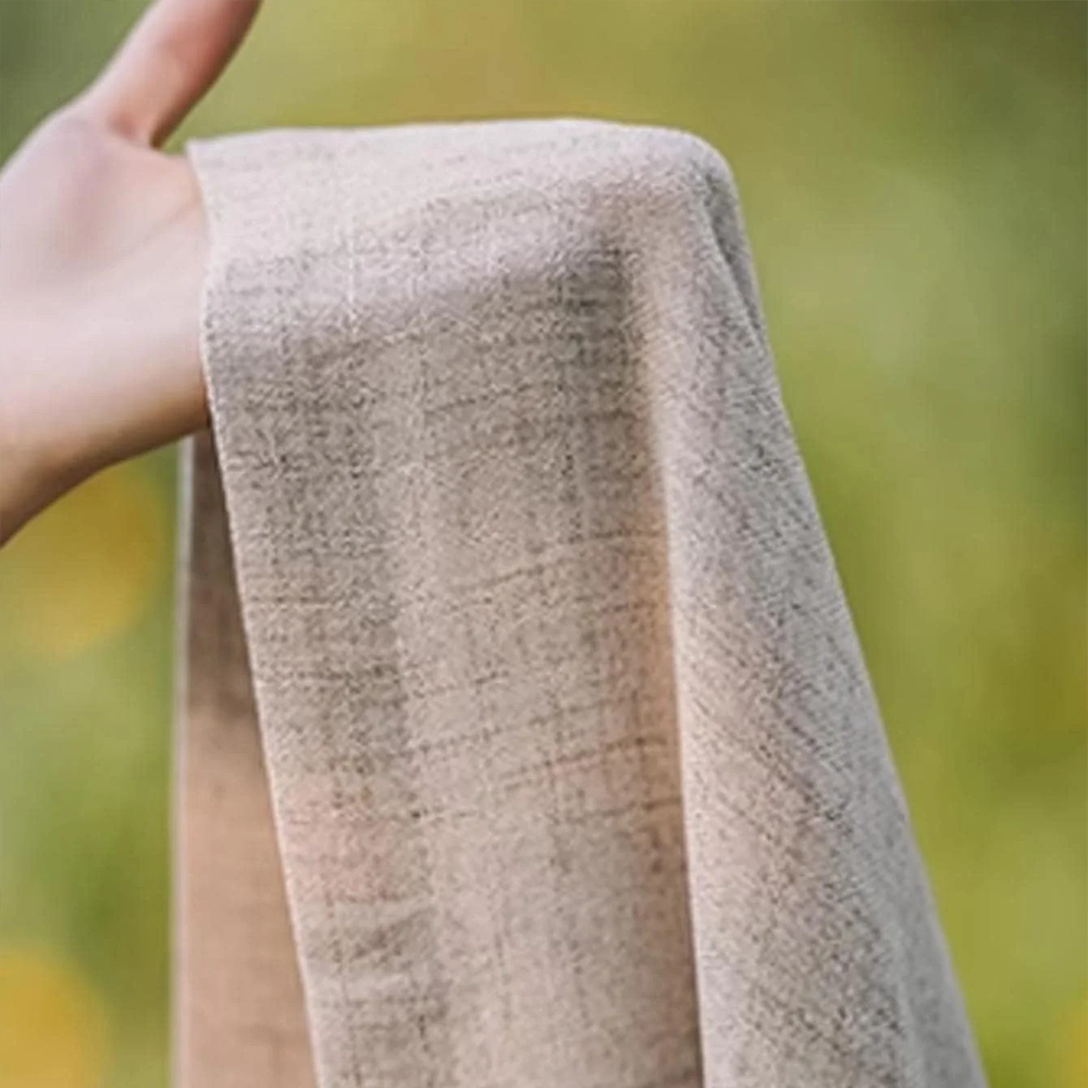 Japoński styl zasłony z bawełny i lnu