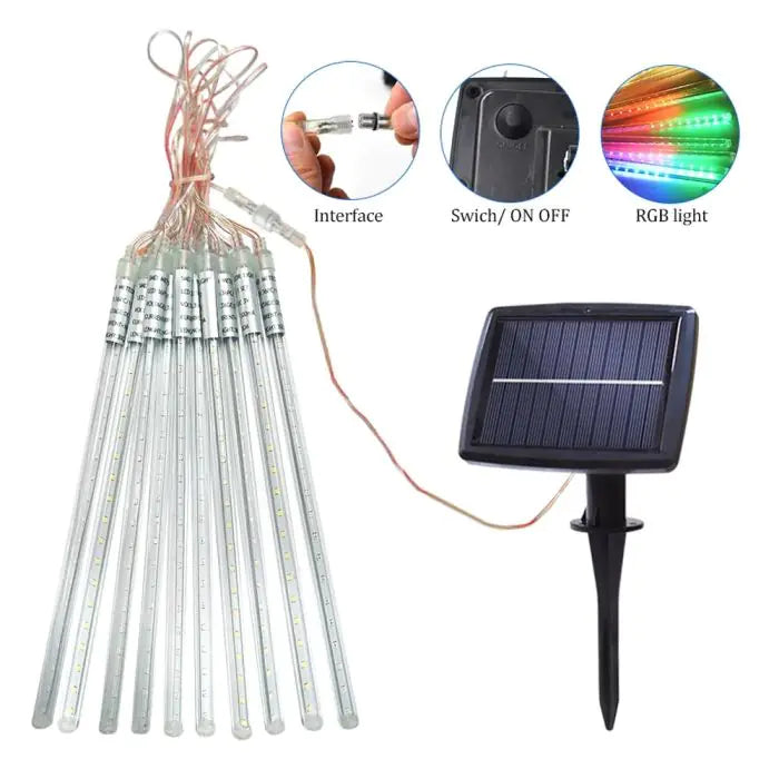 StarCascade – Solarni meteorni luči za božič in vrt