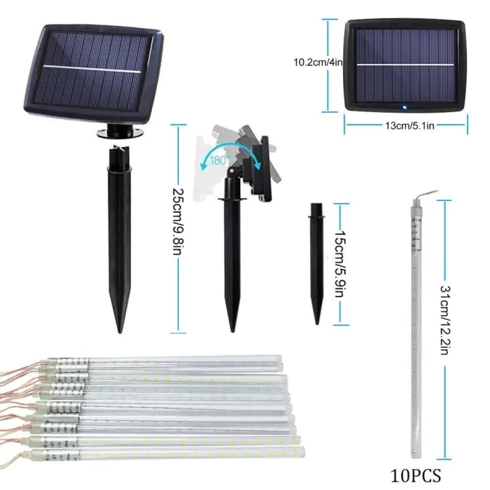 StarCascade – Solarni meteorni luči za božič in vrt