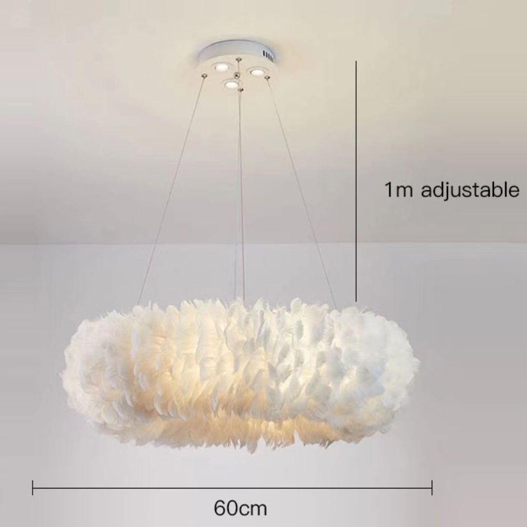 Feathra - Federring-Pendelleuchte