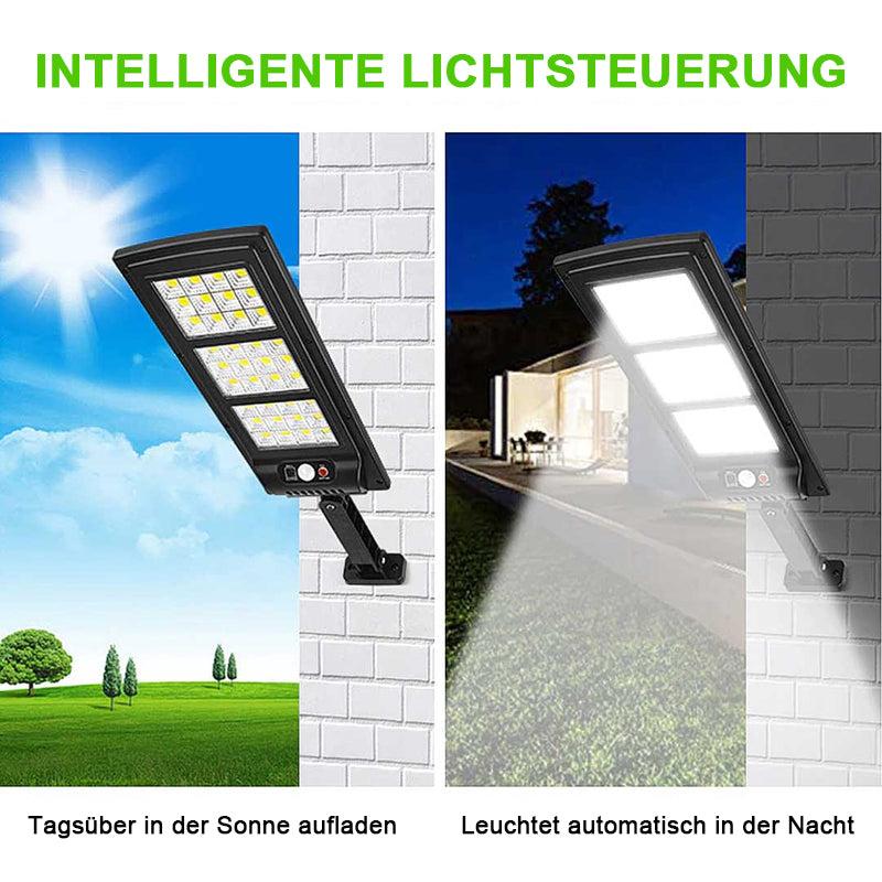 800W Solarna LED zunanja svetilka – zelo svetla stenska svetilka s senzorjem gibanja
