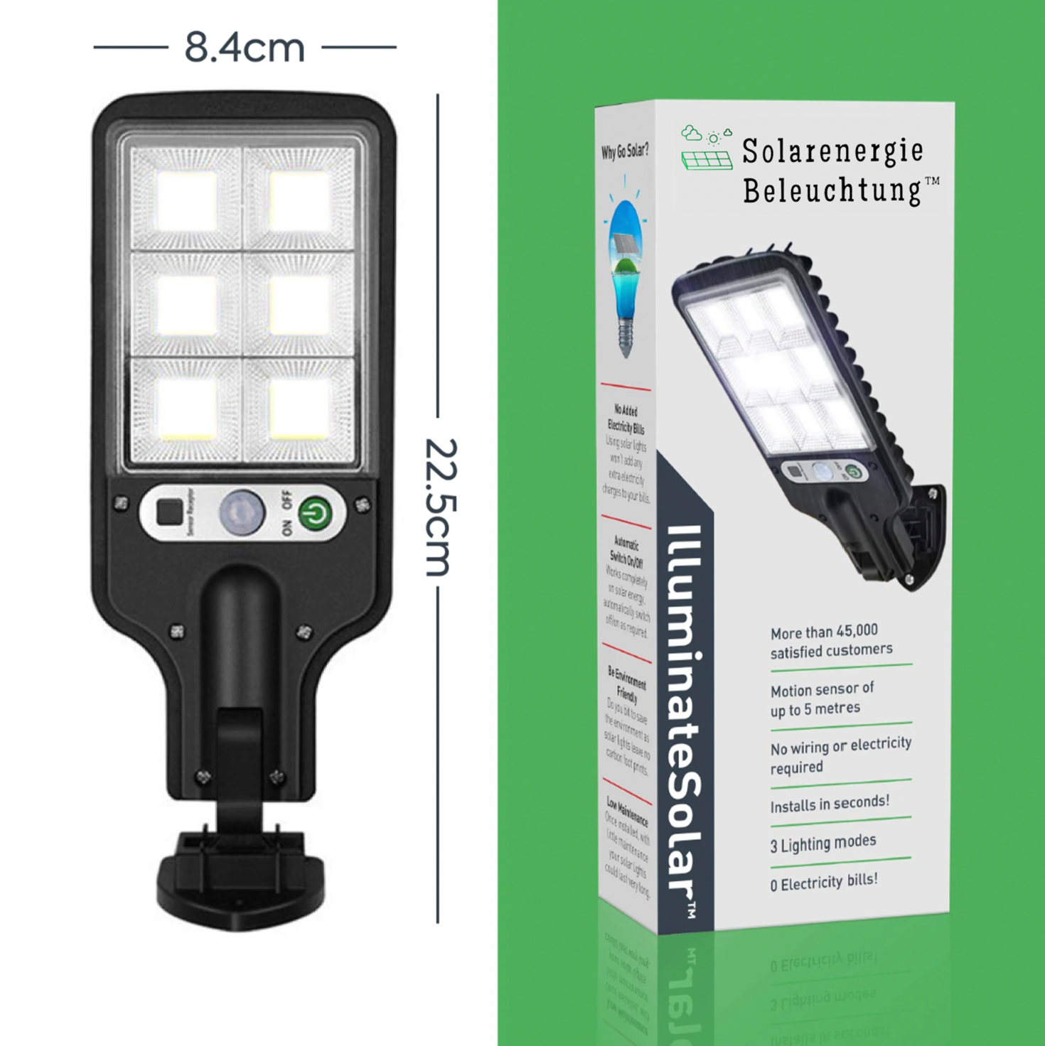 IlluminateSolar - Ultimativna solarna LED ulična svetilka