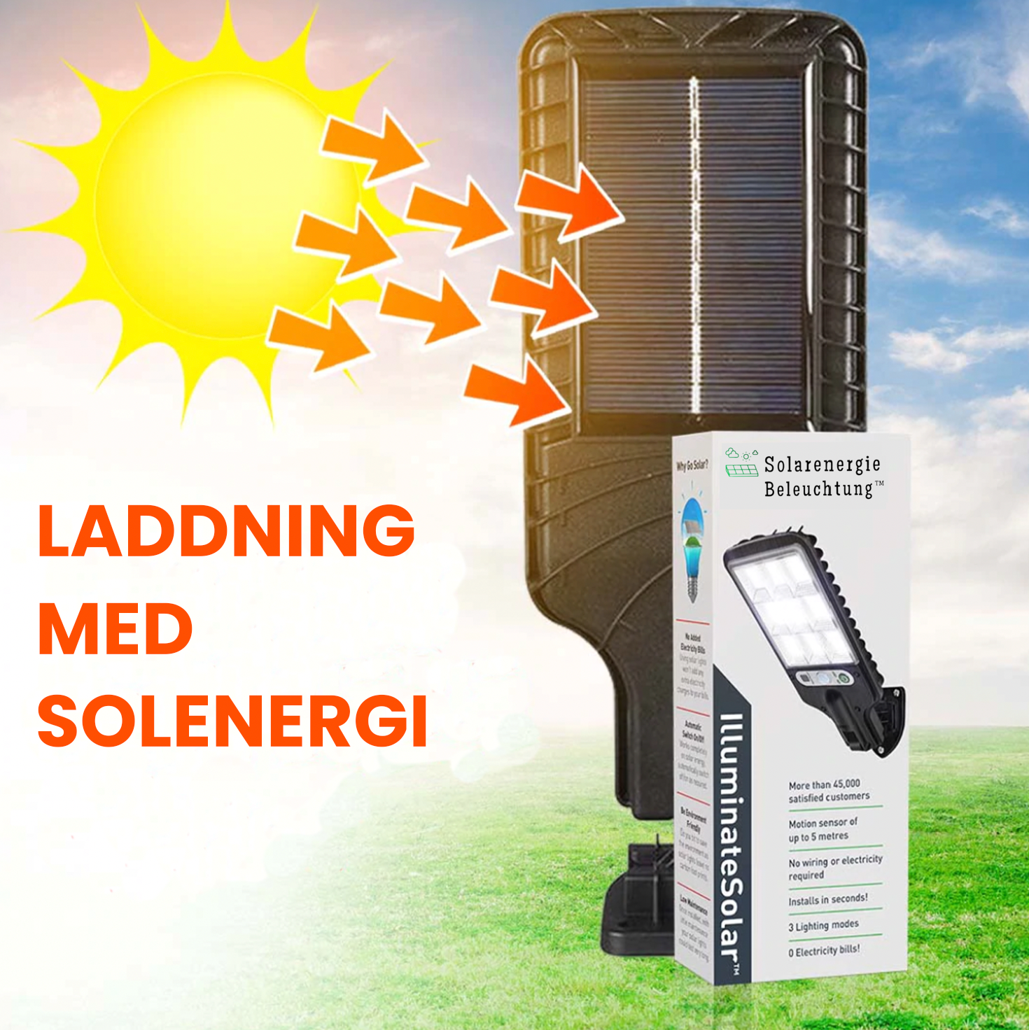 IlluminateSolar - Ultimativna solarna LED ulična svetilka