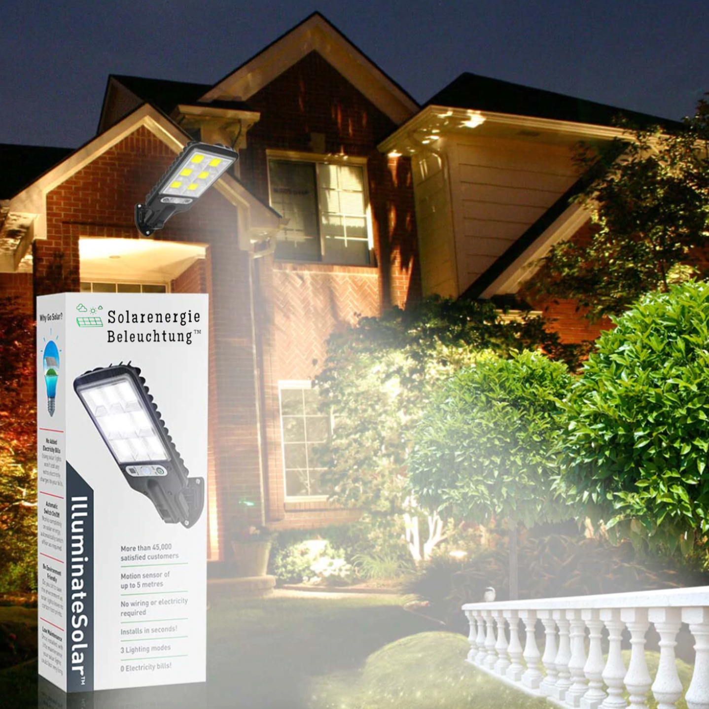 IlluminateSolar - Ultimativna solarna LED ulična svetilka