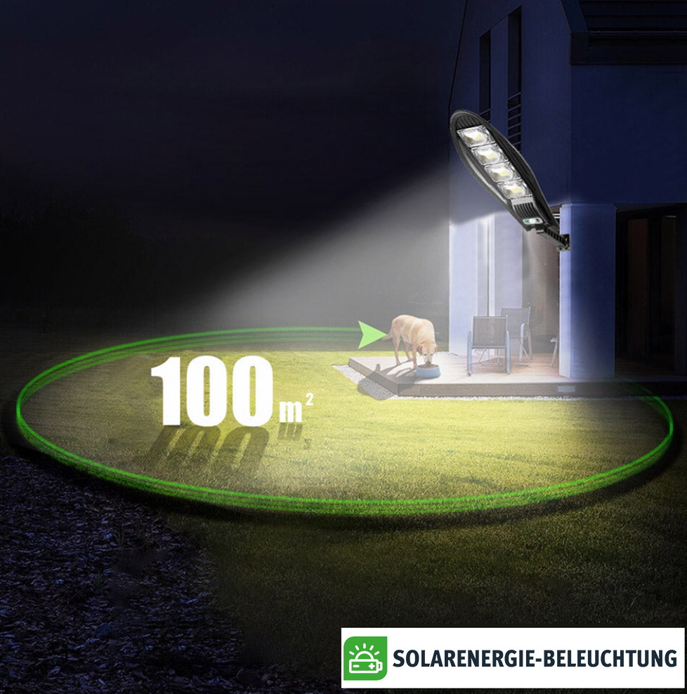 DragonSolar™ 600W LED reflektor zewnętrzny – solarny lampka bezpieczeństwa z czujnikiem ruchu