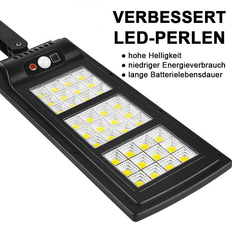 800W Solarna LED zunanja svetilka – zelo svetla stenska svetilka s senzorjem gibanja
