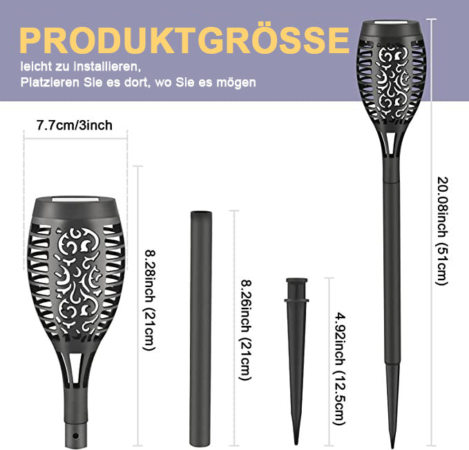 SolarFlamme - Flackernde Flamme Lampen