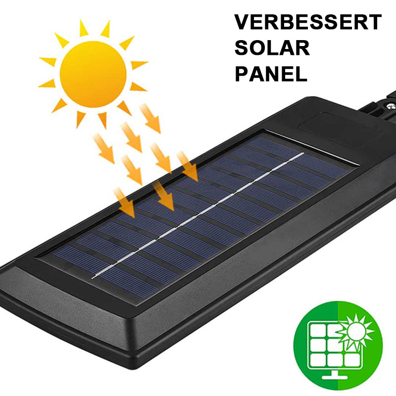 800W Solarna LED zunanja svetilka – zelo svetla stenska svetilka s senzorjem gibanja