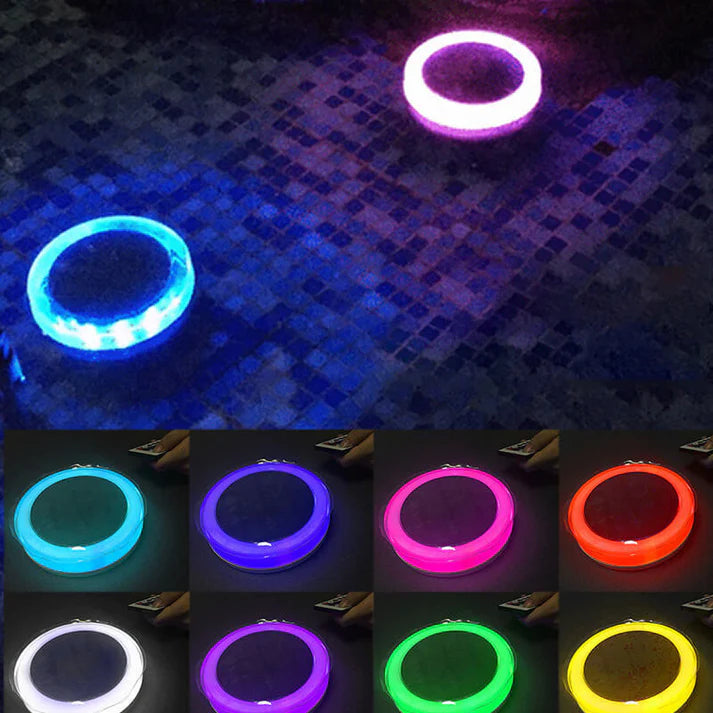 AquaGlow - Solar-Schwimmende LED-Poolleuchte