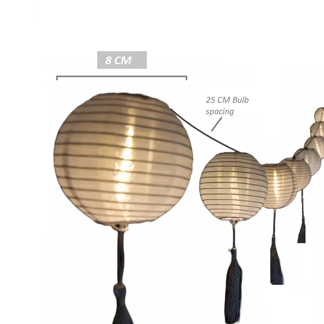 OrientGlow – Solarna svetlobna veriga z laternami
