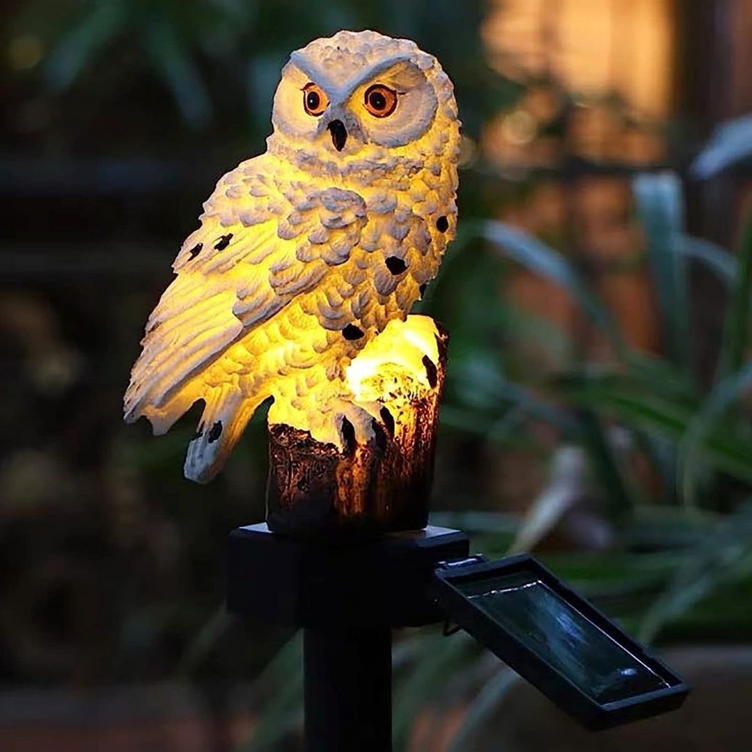 Owlglow - Solarbetriebene LED-Gartenlampe