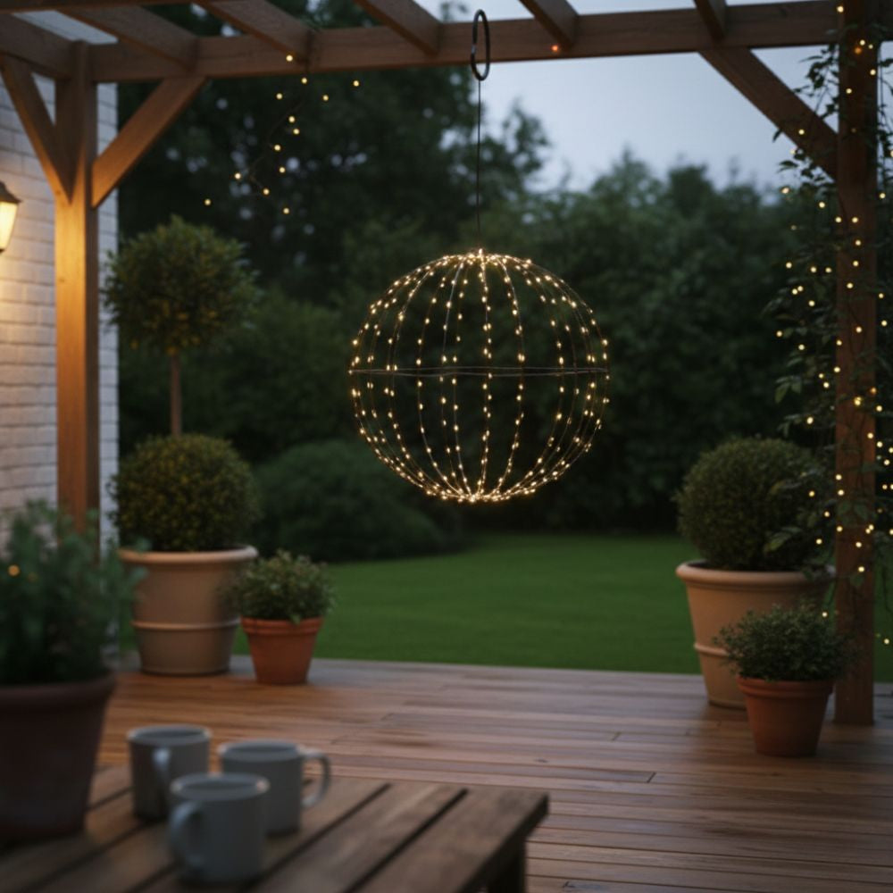 GlowSphere – LED Kugelleuchte für Außen