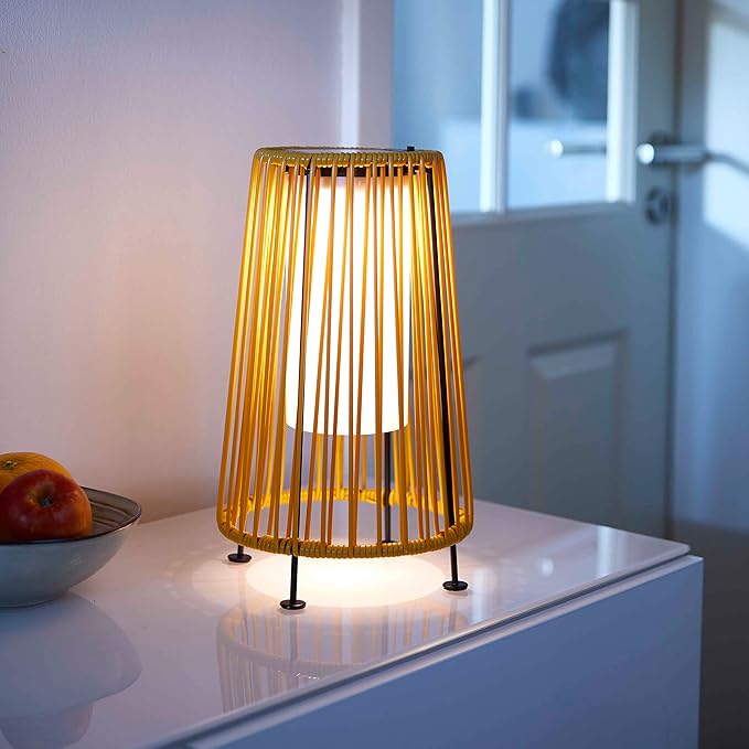 Solaro Rattan Bodenleuchte