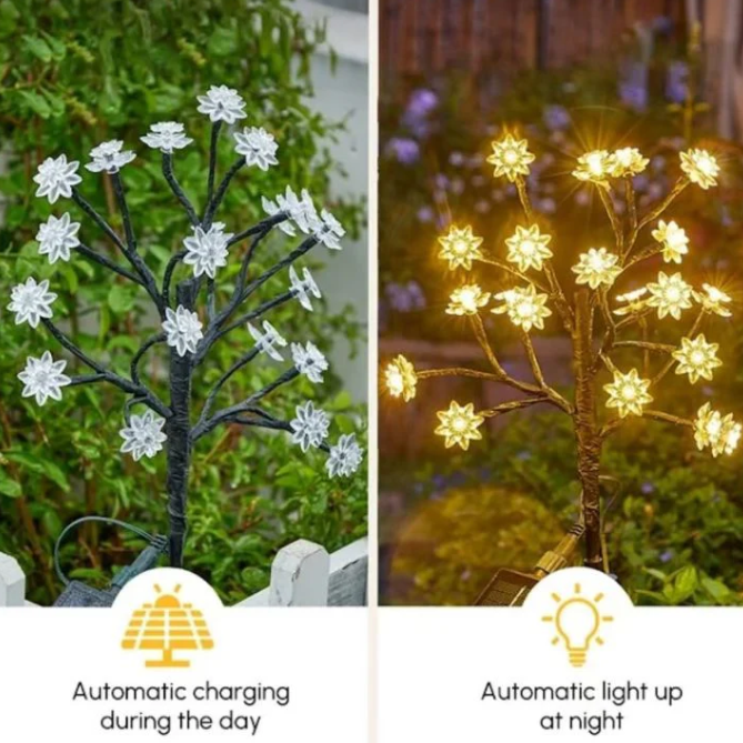 BloomLight - Dekorative Solar-Gartenlampen