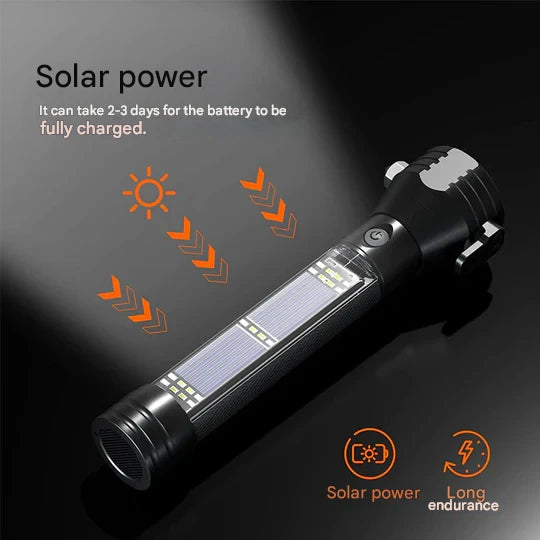 ForgeLite - Solarenergie-Multifunktions-Taschenlampe