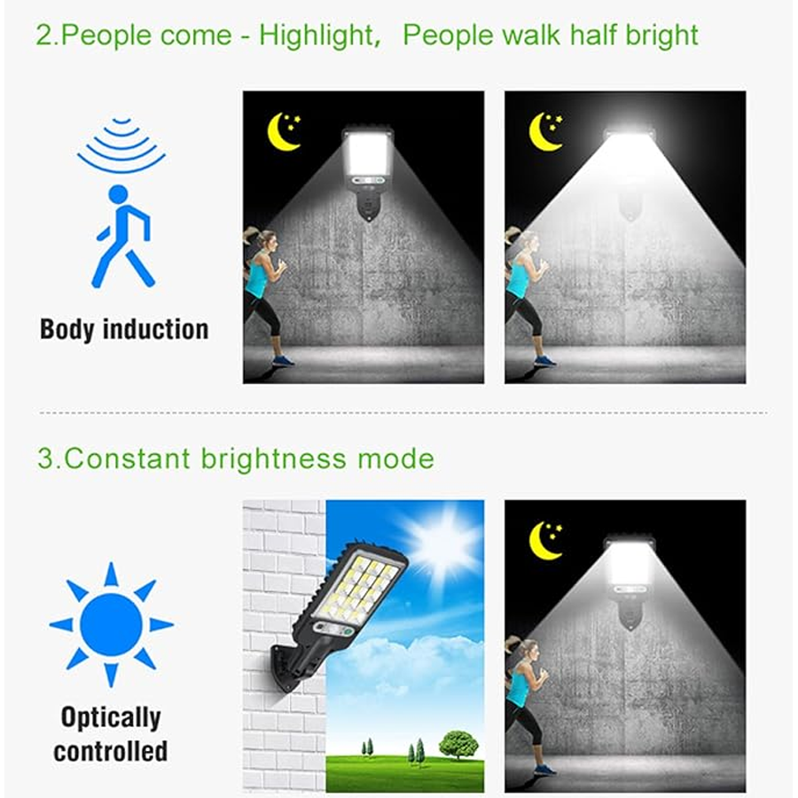 IlluminateSolar™ - ultimativna solarna LED ulična svetilka (paket 5) (razprodaja)