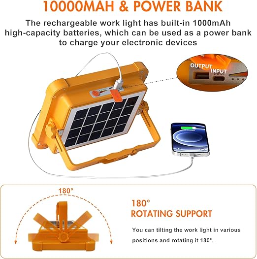 LumaCore – Sončno napajana kamping svetilka 20000mAh