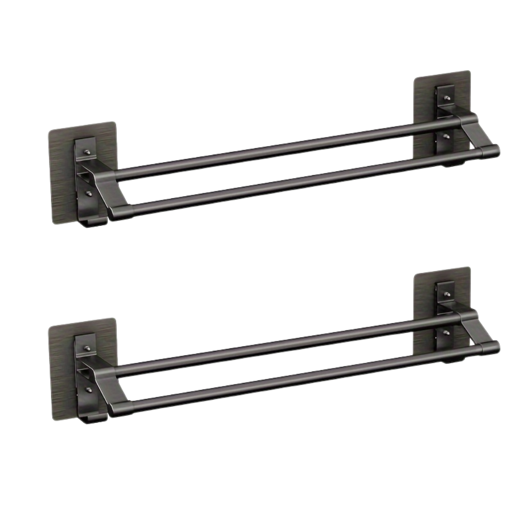 AluDuo | Moderner Robuster Handtuchhalter Ohne Bohren Für Badezimmer 0