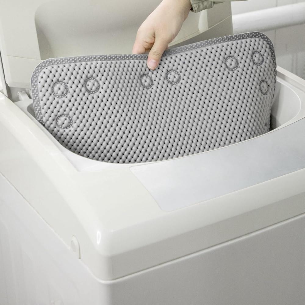 AquaComfort | Rutschfeste Weiche Badewannenmatte mit Saugnäpfen 3