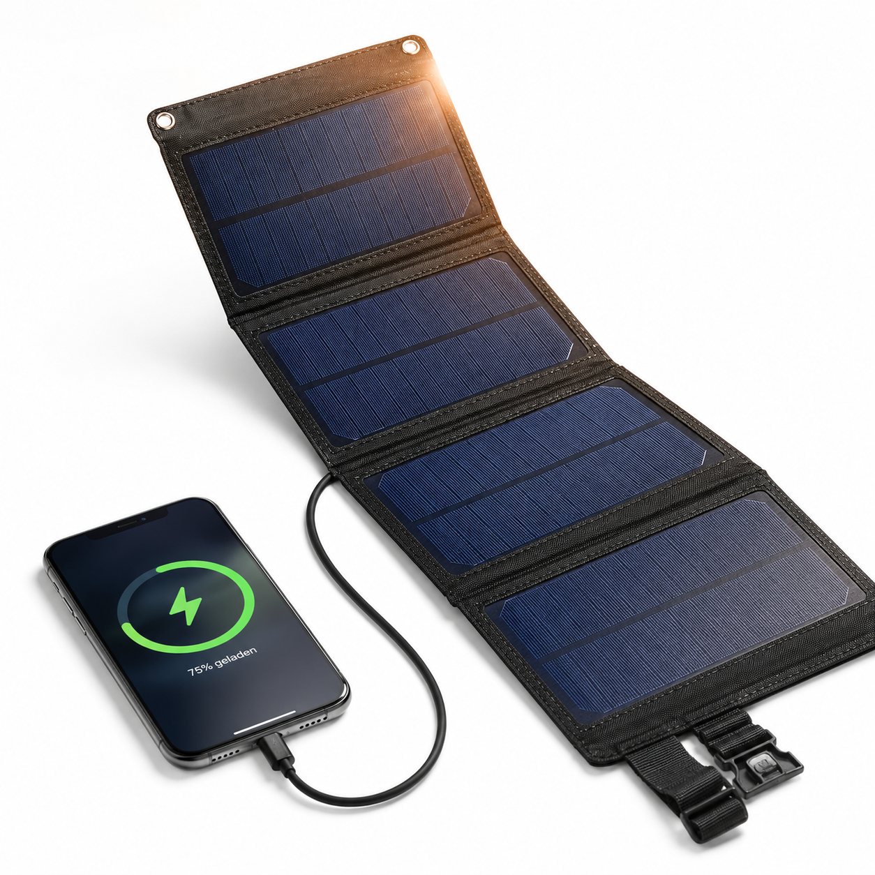 50W Faltbares Solarpanel für Camping, Outdoor & Reisen – Tragbares Sol