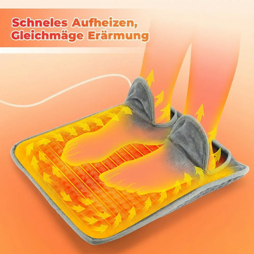 Superweiche elektrisch beheizte Fußdecke