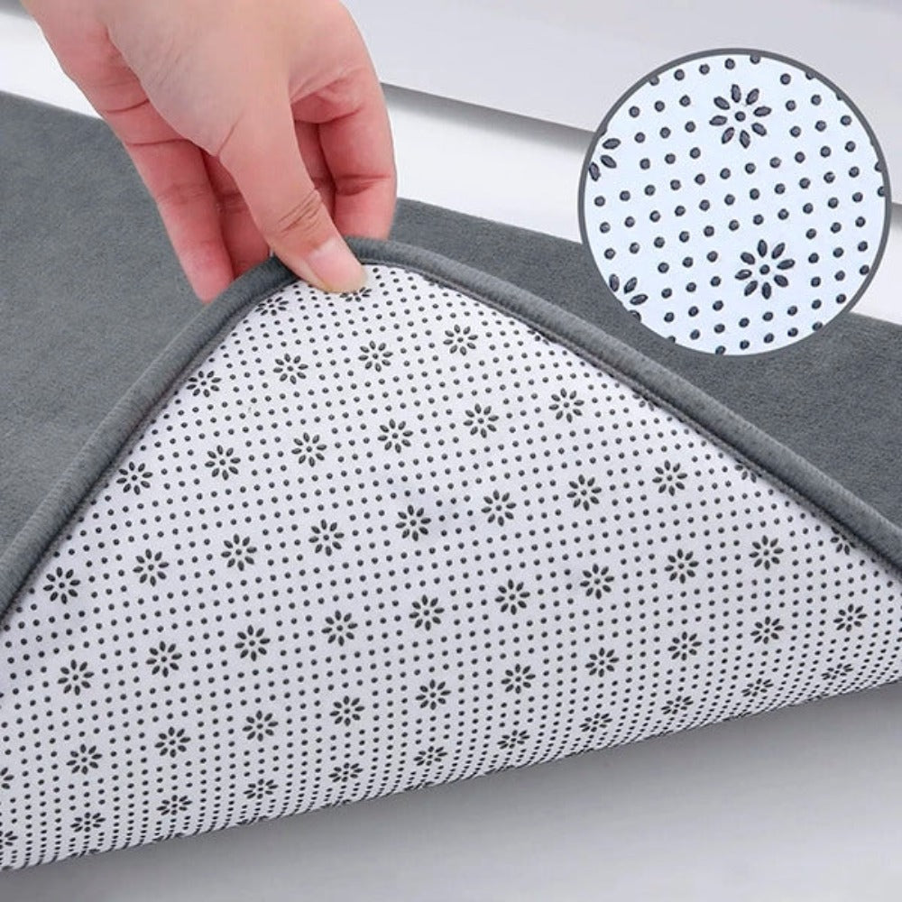 FlauschLust | Weich Rutschfest Memory Foam Badematte für Badezimmer 3