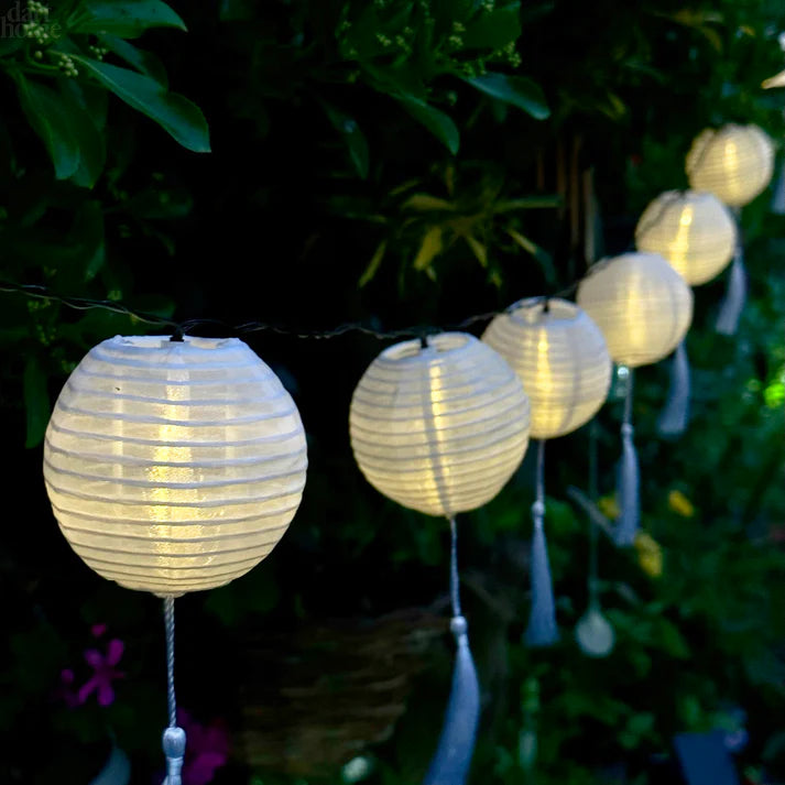 OrientGlow – Solarna svetlobna veriga z laternami