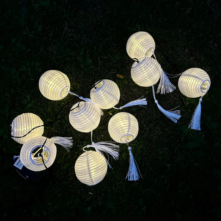 OrientGlow – Solarna svetlobna veriga z laternami