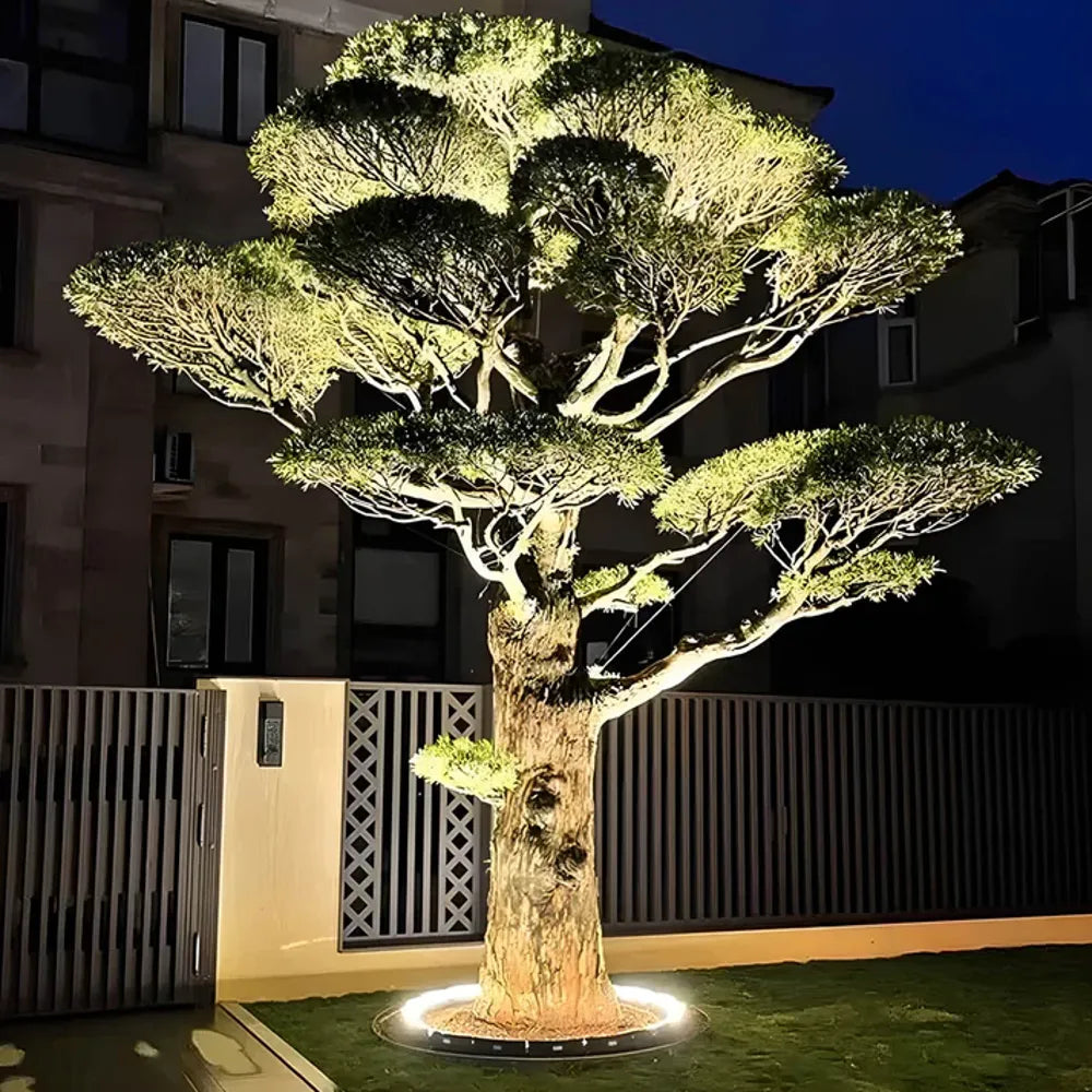 LumoTree | Elegant Wetterfester Gartenstrahler Mit Erdspieß Für Außenbereiche 3