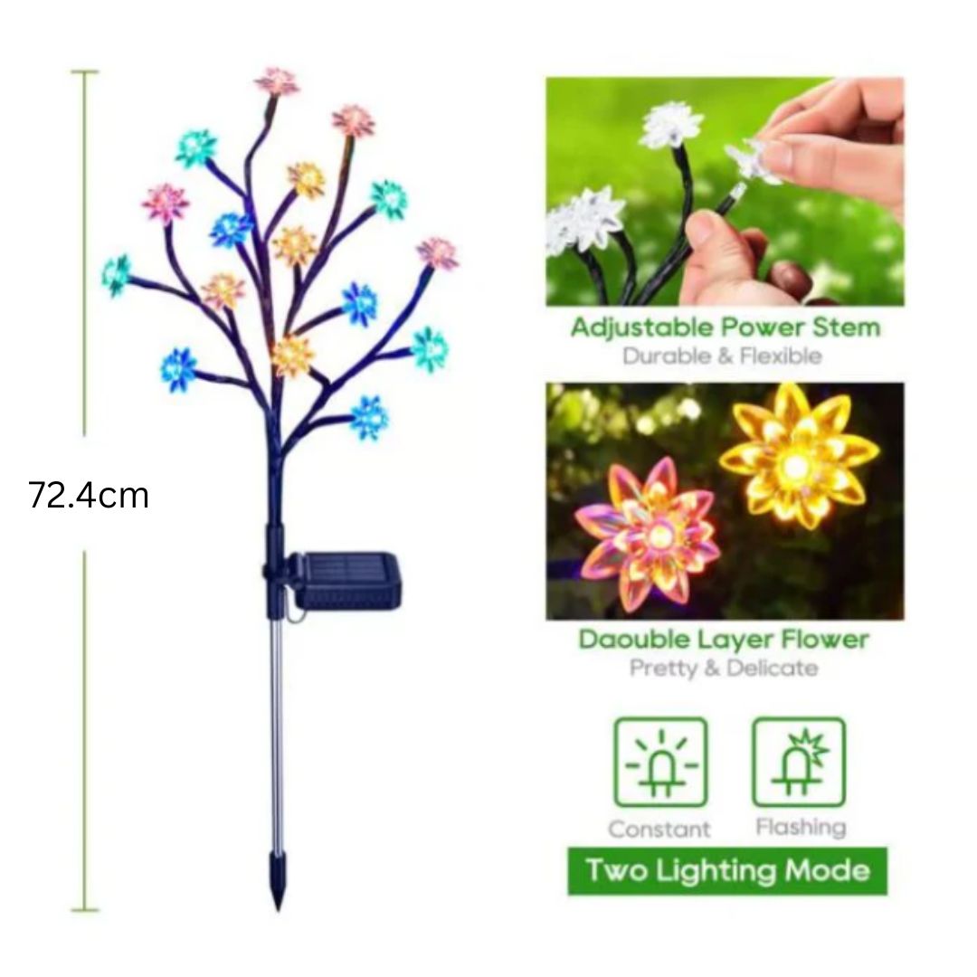 BloomLight - Dekorative Solar-Gartenlampen